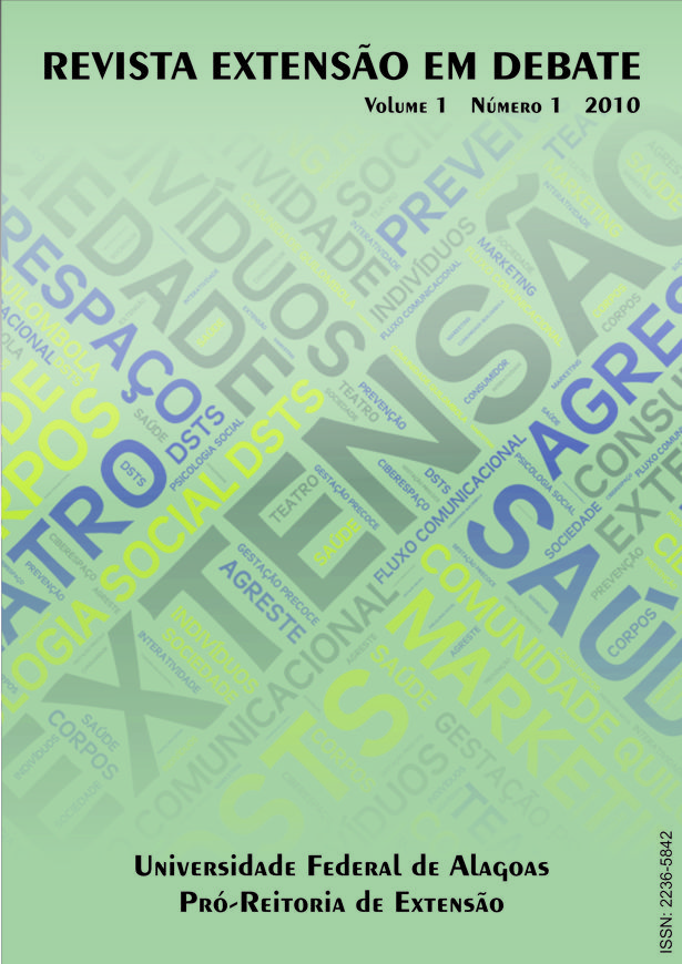 Esta edição eletrônica objetiva divulgar a produção científica vinculada a extensão universitária, desenvolvida na UFAL e em outras instituições brasileiras e internacionais.