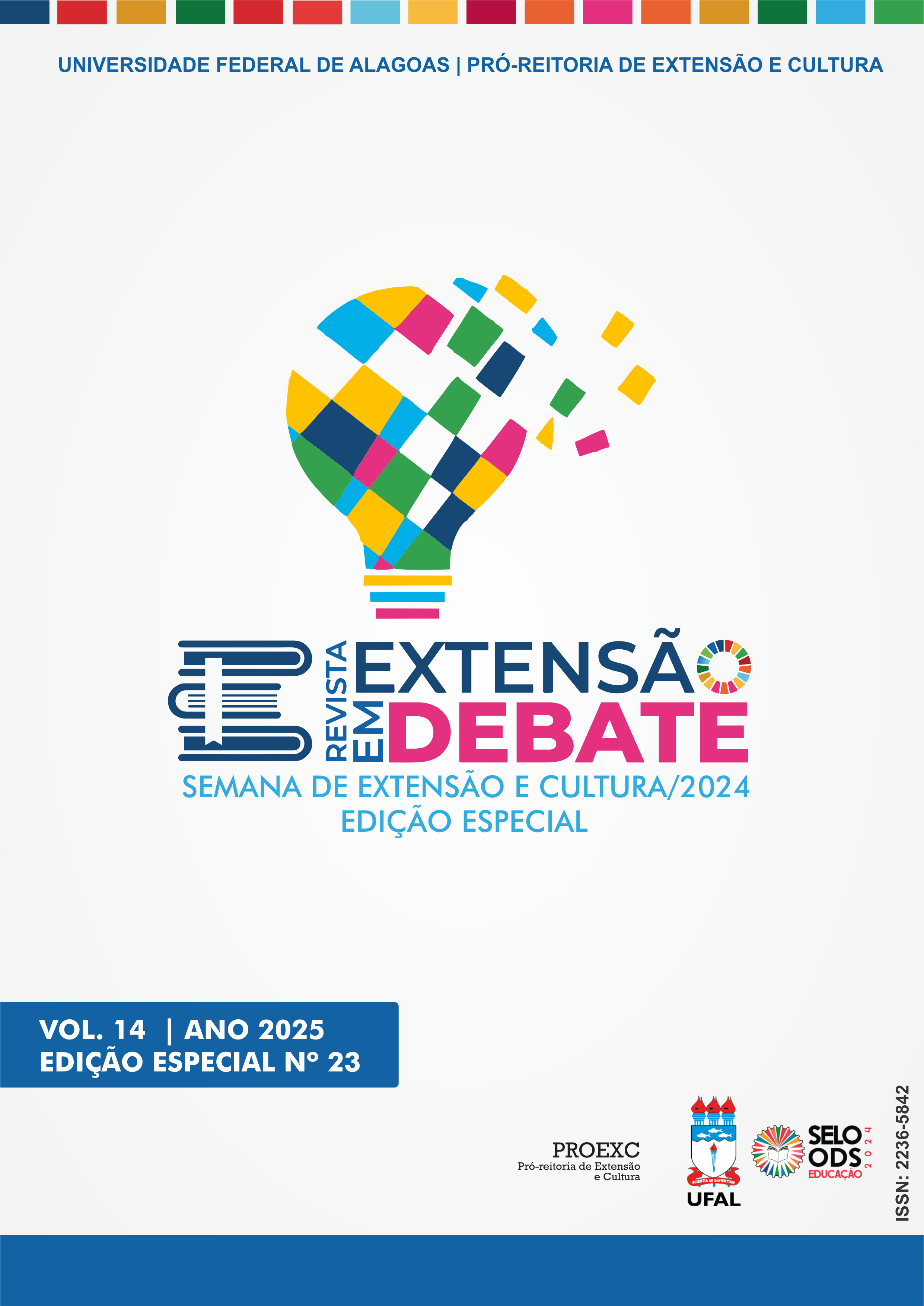                         Visualizar v. 14 n. 23 (2025): Edição Especial Semana de Extensão e cultura - SEMAEXC -2024
                    