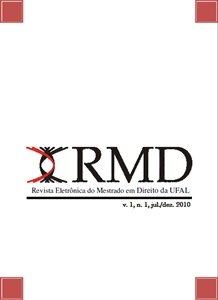 Volume 1 da Revista Eletrônica do Mestrado em Direito da UFAL