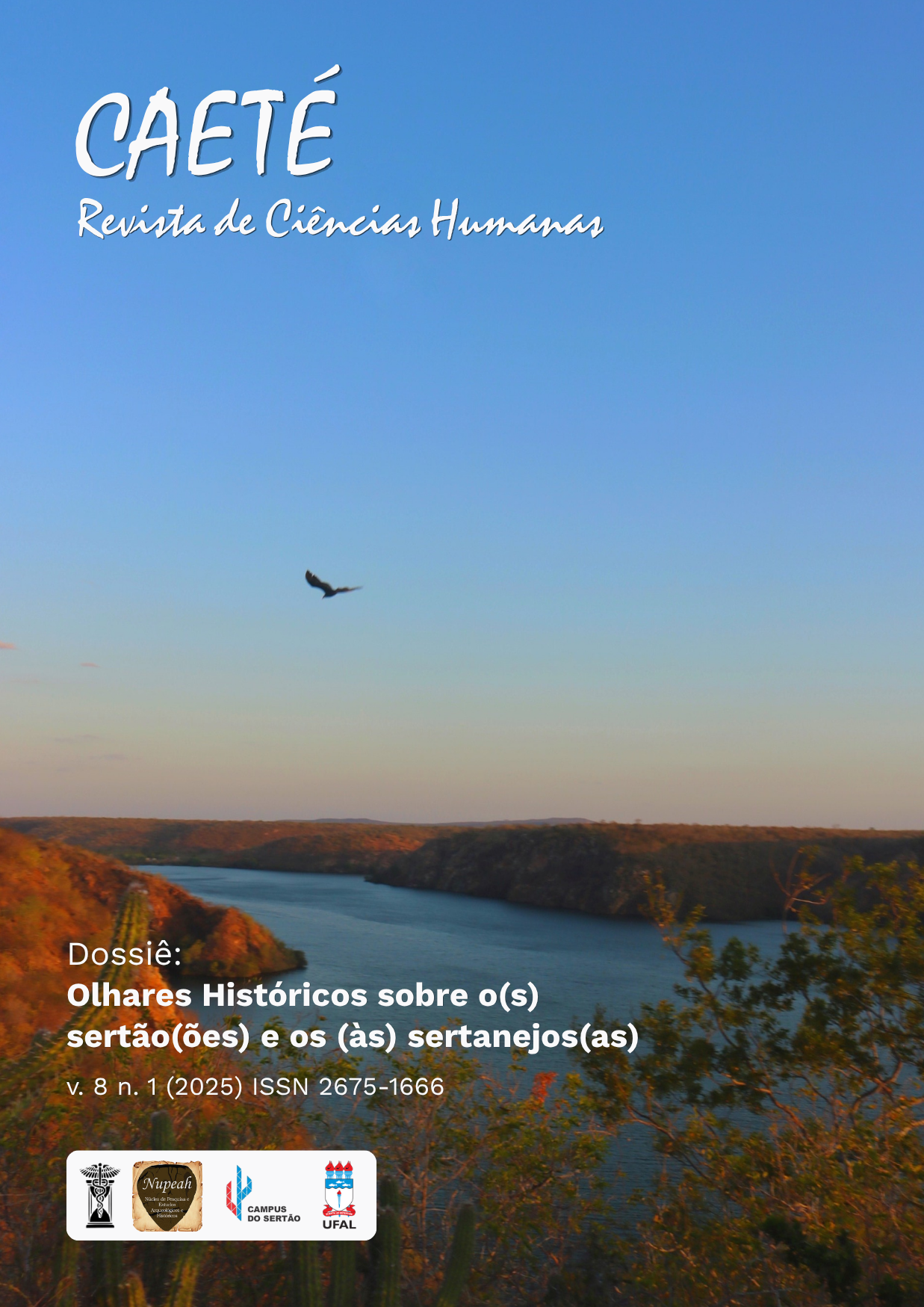 					Visualizar v. 8 n. 1 (2025): Olhares Históricos sobre o(s) sertão (ões) e os (às) sertanejos (as)
				